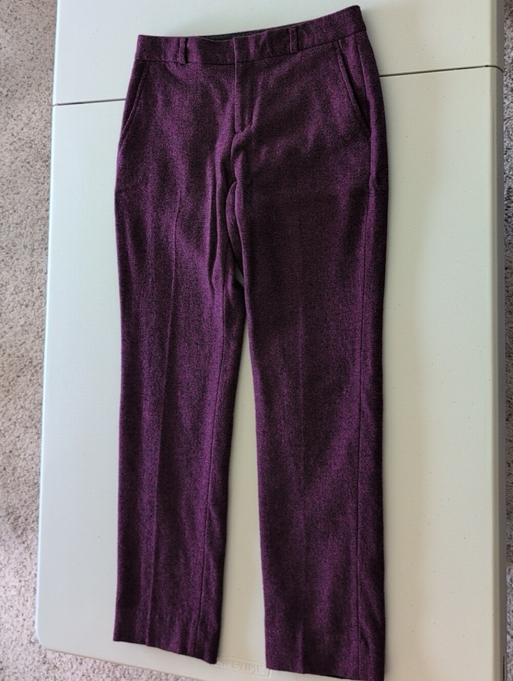 Banana Republic Ryan Curvy Straight Wool Pants Size 4